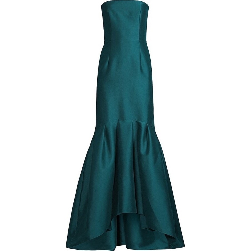 Sachin + Babi Teal Strapless Gown - Picture 6 of 8